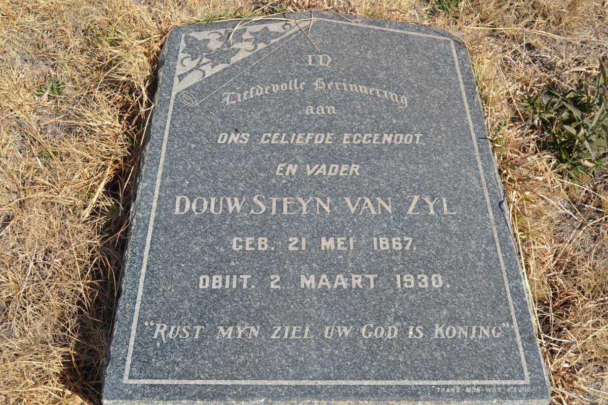 ZYL Douw Steyn, van 1867-1930