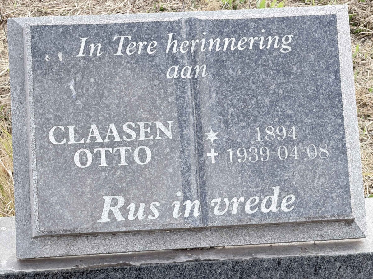 OTTO Claasen 1894-1939