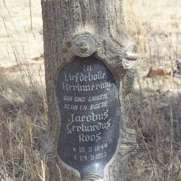 RUNKEL Jacobus Gerhardus Roos 1944-1963