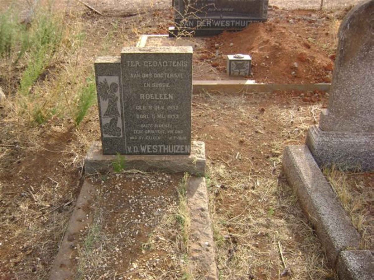 WESTHUIZEN Roeleen, van der 1952-1953
