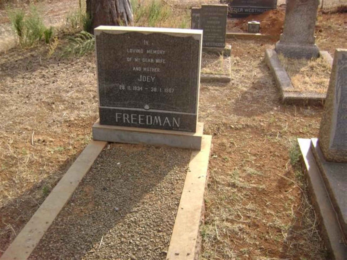 FREEDMAN Joey 1934-1967