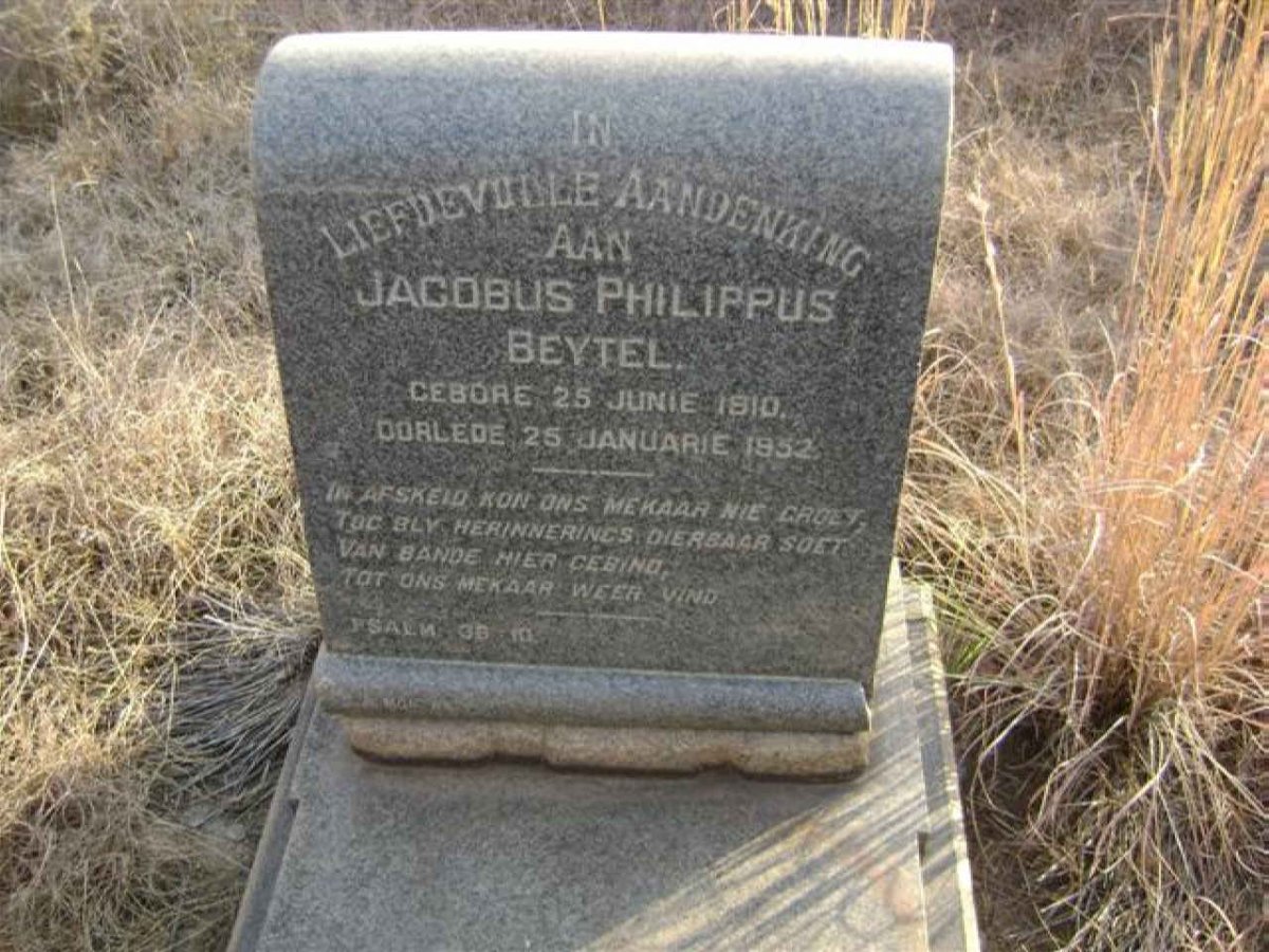 BEYTEL Jacobus Philippus 1910-1952
