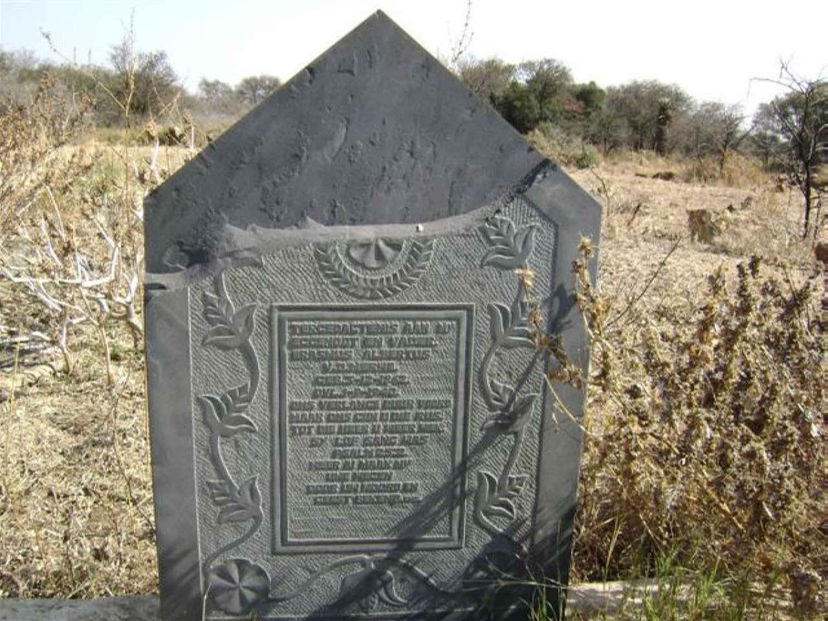 MERWE Erasmus Albertus, van der 1862-1940