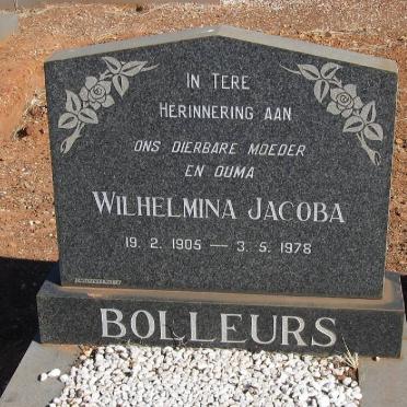 BOLLEURS Wilhelmina Jacoba 1905-1978
