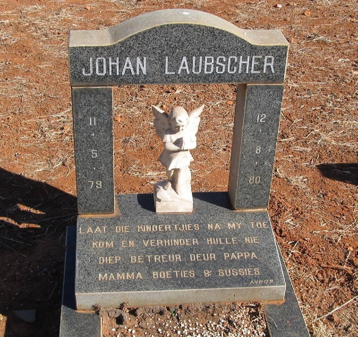 LAUBSCHER Johan 1979-1980