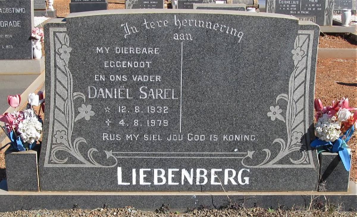 LIEBENBERG Daniel Sarel 1932-1975