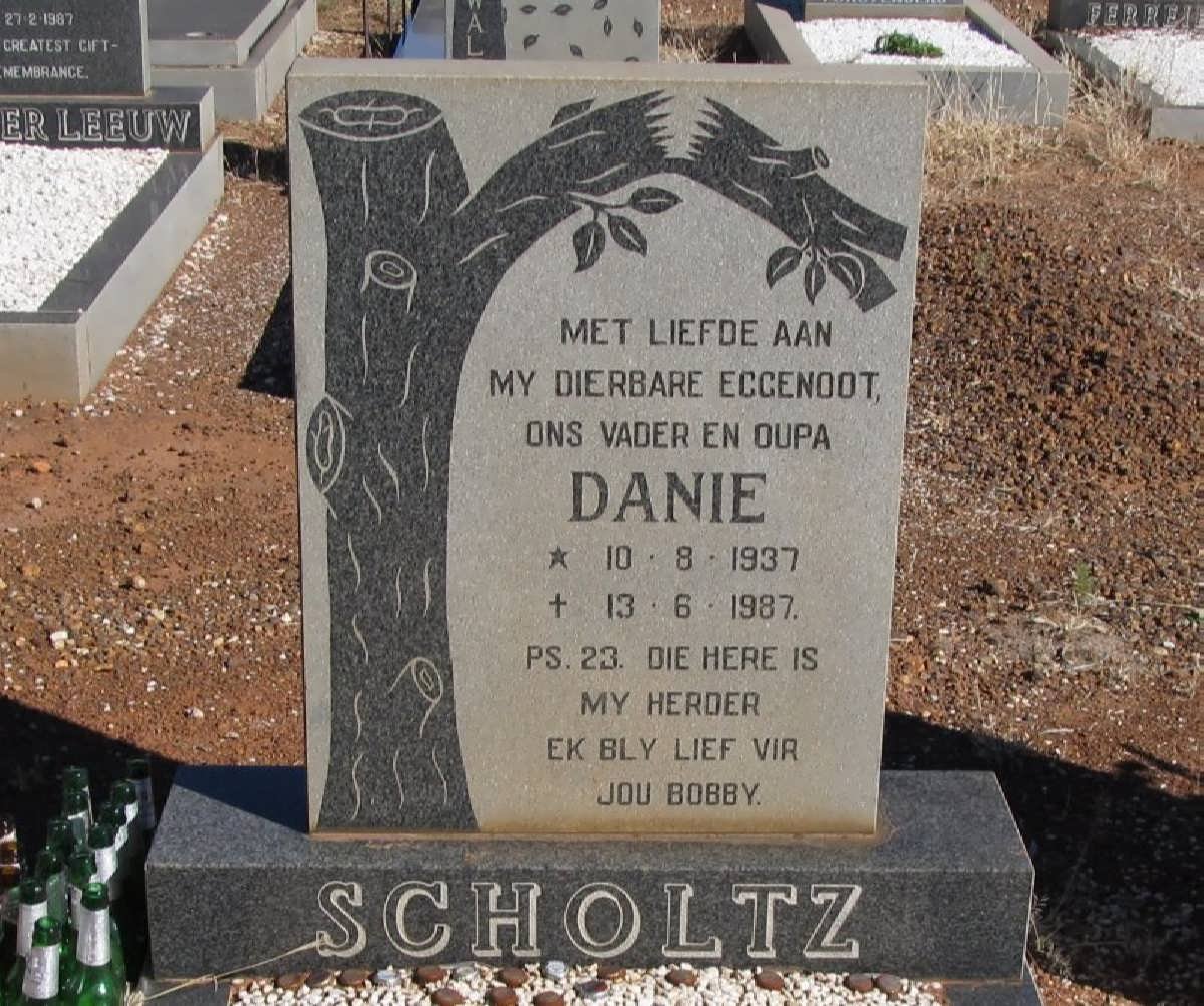 SCHOLTZ Danie 1937-1987