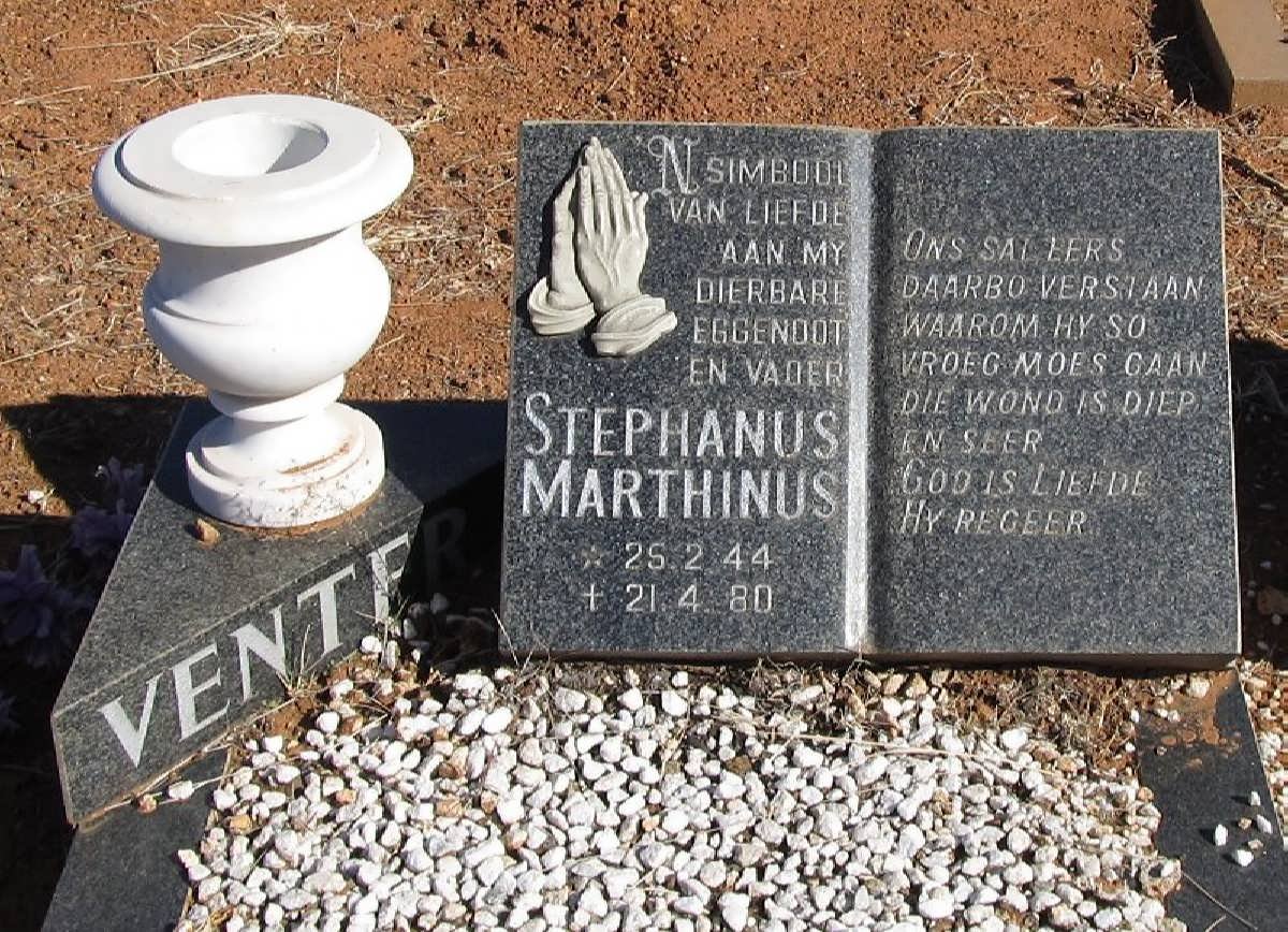 VENTER Stephanus Marthinus 1944-1980