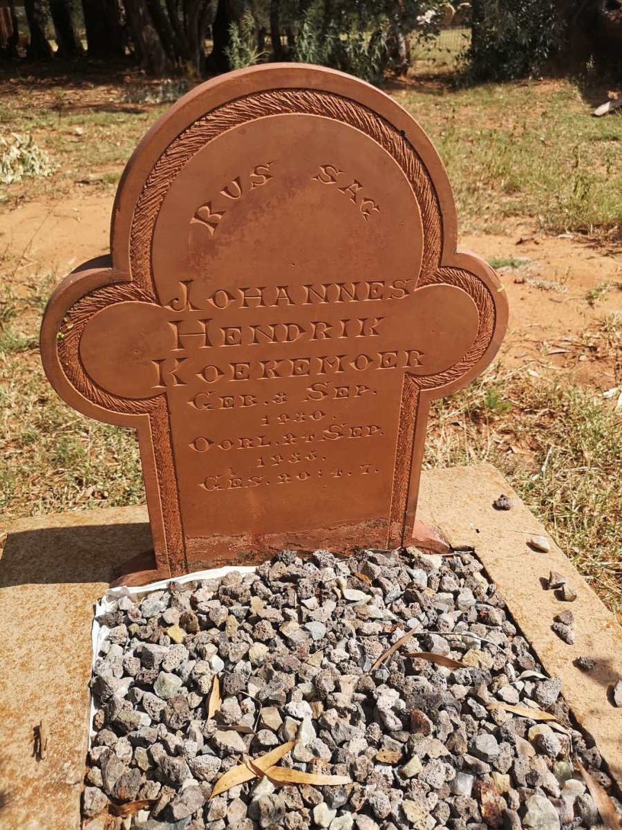 KOEKEMOER Johannes Hendrik 1930-1935