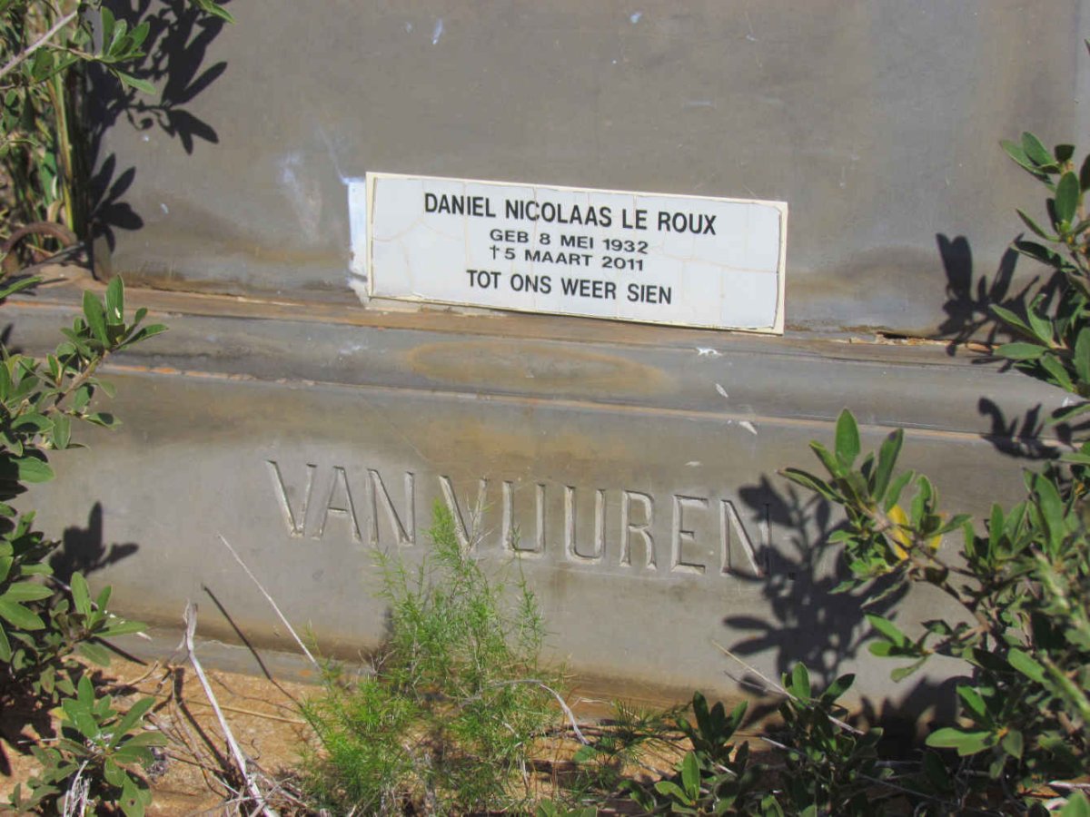 ROUX Daniel Nicolaas, le 1932-2011