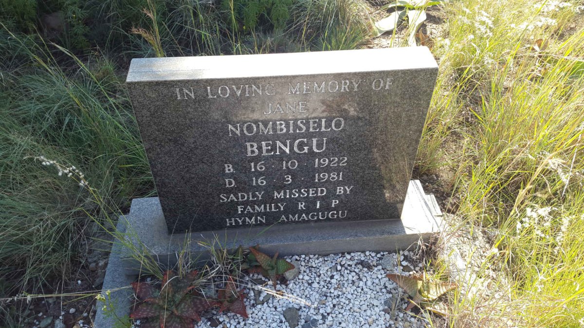 BENGU Nombiselo 1922-1981